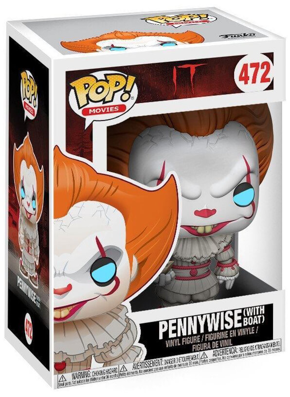 Funko POP! - Movies - IT - Pennywise with boat - 472 - Super Gaby Games